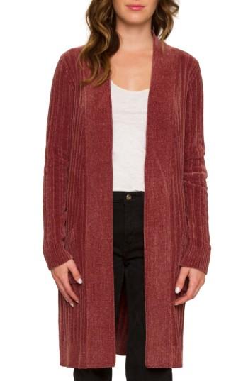 Women's Willow & Clay Long Cardigan - Purple