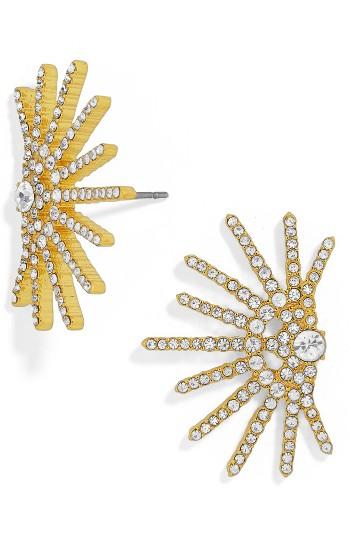 Women's Baublebar Venus Crystal Stud Earrings