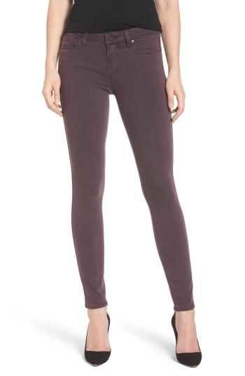 Women's Paige Transcend - Verdugo Ankle Skinny Jeans - Red