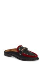 Women's Joie Taran Loafer Genuine Shearling Trim Mule .5us / 37.5eu - Black