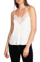 Women's 1.state Lace Inset Camisole - White