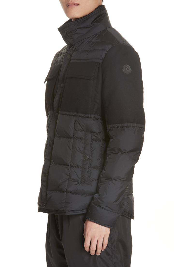 Men's Moncler Albi Giubboto Water Resistant Down Jacket
