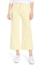 Women's Bp. Garment Dyed Wide Leg Pants - Yellow