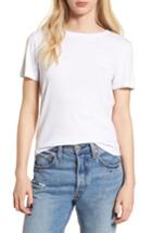 Women's Bp. Cotton Blend Tee, Size - White