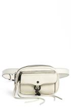 Rebecca Minkoff Blythe Leather Belt Bag - White