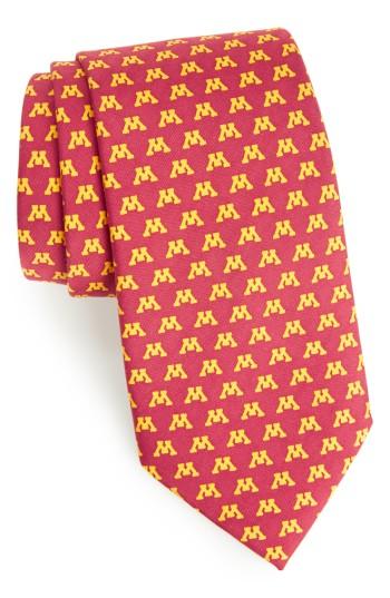 Men's Vineyard Vines University Of Minnesota Silk Tie, Size - Red