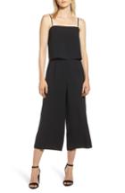 Women's 1.state Split Neck Ankle Jumpsuit
