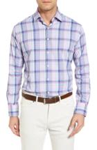 Men's Peter Millar Ides Multi Plaid Fit Performance Sport Shirt