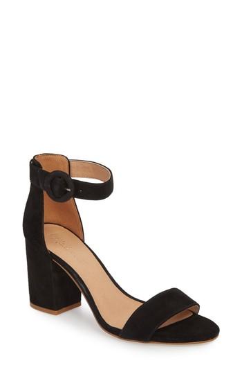 Women's Madewell Regina Ankle-strap Sandal M - Black