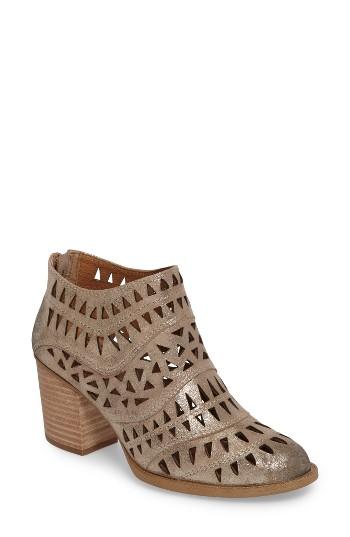 Women's Sofft Westwood Laser Cut Bootie M - Metallic