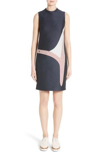 Women's Akris Punto Coastal Chart Print Shift Dress