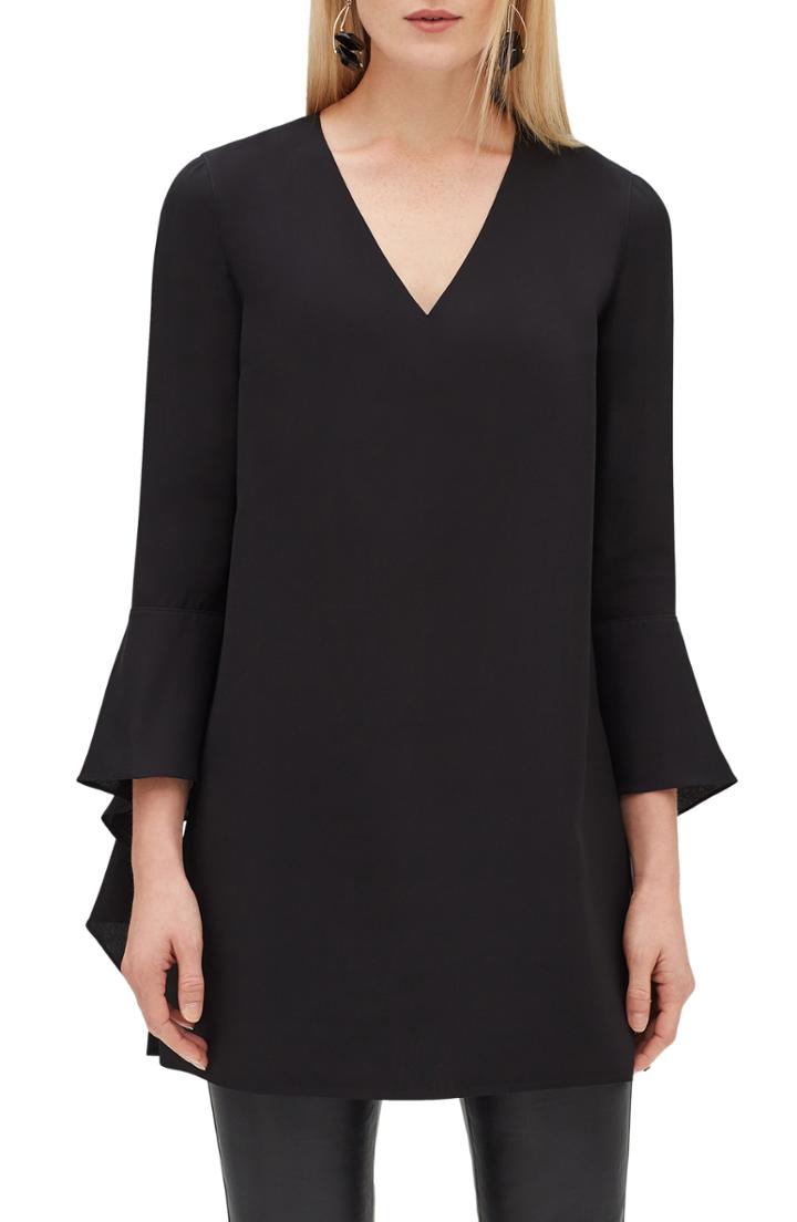 Women's Lafayette 148 New York Rosita Silk Double Georgette Blouse