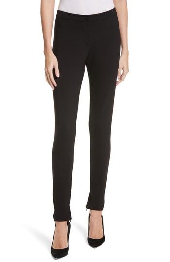 Women's Robert Rodriguez Ponte Knit Stirrup Pants - Black