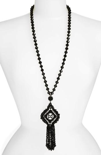 Women's Kate Spade New York Lace It Up Pendant Necklace