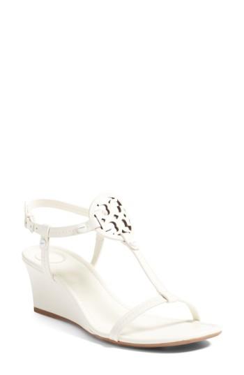 Women's Tory Burch Miller Wedge Sandal .5 M - White