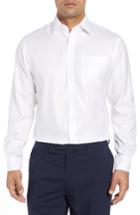 Men's Nordstrom Men's Shop Traditional Fit Solid Dress Shirt .5 - 34/35 - White