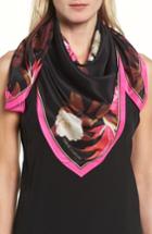 Women's Vince Camuto Tropic Floral Silk Square Scarf