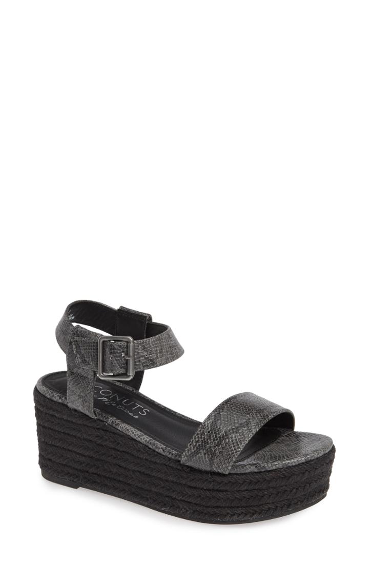 Women's Coconuts By Matisse Sunchaser Platform Sandal M - Black