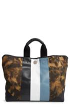 Ghurka Agra Stripe Camo Tote - Green