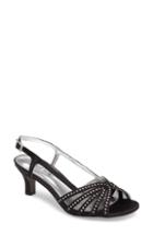Women's David Tate Sizzle Slingback Sandal M - Black