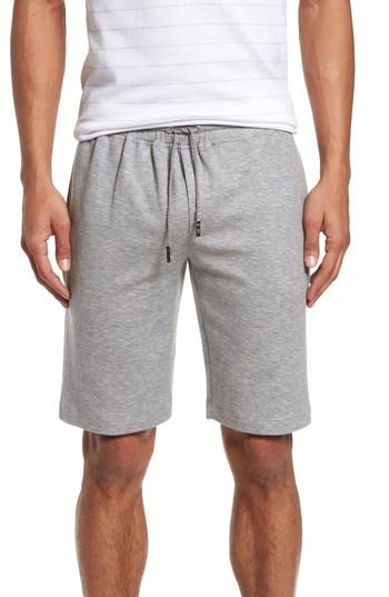 Men's Eleventy Drawstring Knit Shorts - Grey
