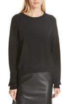 Women's Vince Mixed Rib Shirt - Black