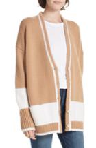 Women's La Ligne Martha Wool & Cashmere Cardigan - Beige