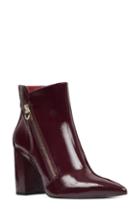 Women's Nine West Russity Pointy Toe Bootie M - Red