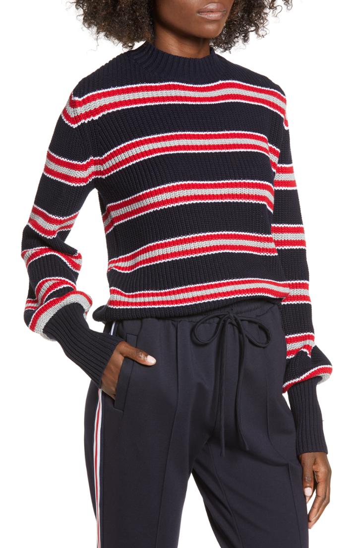 Women's The Fifth Label Defense Stripe Sweater - Blue