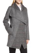 Women's Tahari Nicky Oversize Coat - Grey