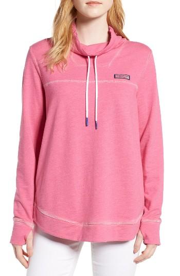 Women's Vineyard Vines Sunwashed Funnel Neck Sweatshirt
