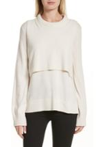 Women's Rag & Bone Preston Cashmere Crewneck Sweater, Size - Ivory