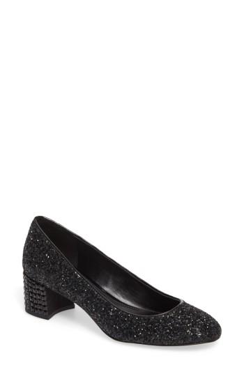 Women's Michael Michael Kors 'arabella' Pump .5 M - Black