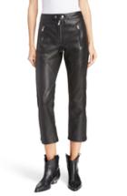 Women's Isabel Marant Etoile Aya Leather Pants Us / 36 Fr - Black