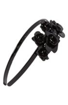 L. Erickson 'giverny Rose' Headband, Size - Black
