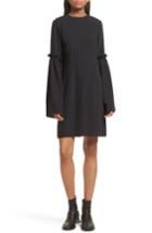 Women's Mm6 Maison Margiela Bell Sleeve Shift Dress Us / 42 It - Black