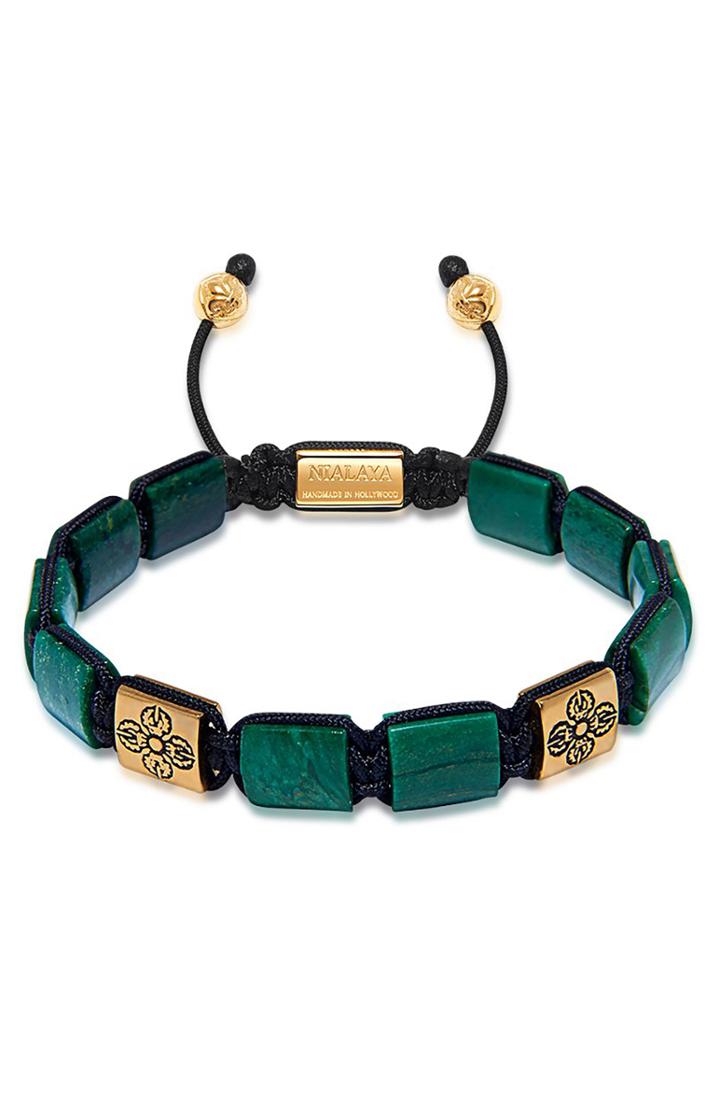 Men's Nialaya Dorje Flat Bead Bracelet