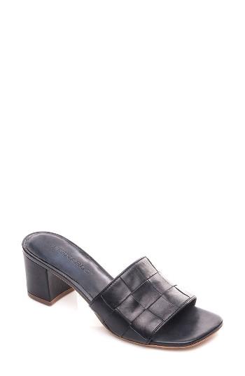 Women's Bernardo Bridget Block Heel Sandal .5 M - Blue
