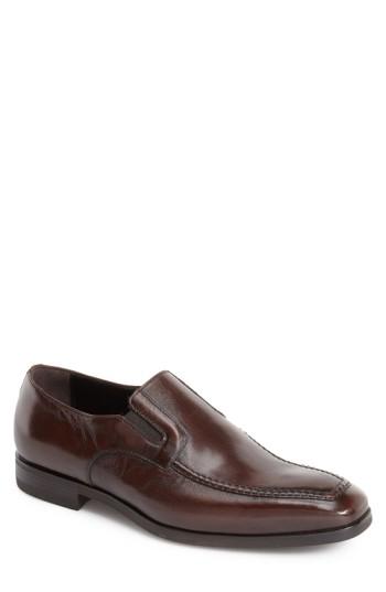 Men's Santoni 'blaze' Venetian Loafer .5 Ee - Brown