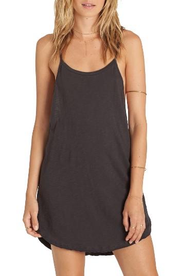 Women's Billabong Beachy Ways Cover-up Tank Dress - Black