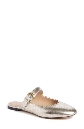 Women's Chloe Lauren Strappy Mule Us / 39eu - Metallic