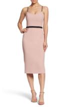Women's Dress The Population Emma Spaghetti Strap Body-con Dress, Size - Pink