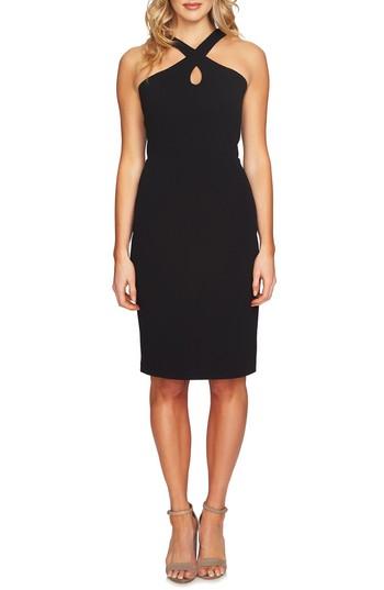 Women's Cece Scuba Crepe Dress - Black