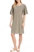 Women's Caslon Flounce Sleeve Knit Dress - Green