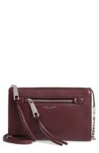 Marc Jacobs Small Recruit Leather Crossbody Bag - Purple
