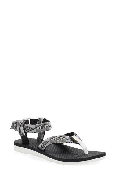 Women's Teva 'original' Sport Thong Sandal M - Black