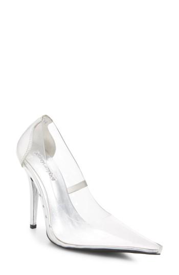 Women's Jeffrey Campbell Snow Pump M - Metallic
