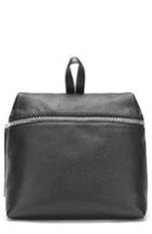 Kara Leather Backpack - Black