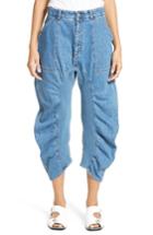 Women's Stella Mccartney Xenia Ruched Crop Jeans