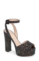 Women's Giuseppe Zanotti Lavinia Ankle Strap Platform Sandal .5 M - Black